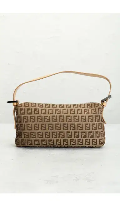 Fendi Zucchino Baguette Shoulder Bag | Thumbnail 3 Fendi Zucchino Baguette Shoulder Bag | Thumbnail 3