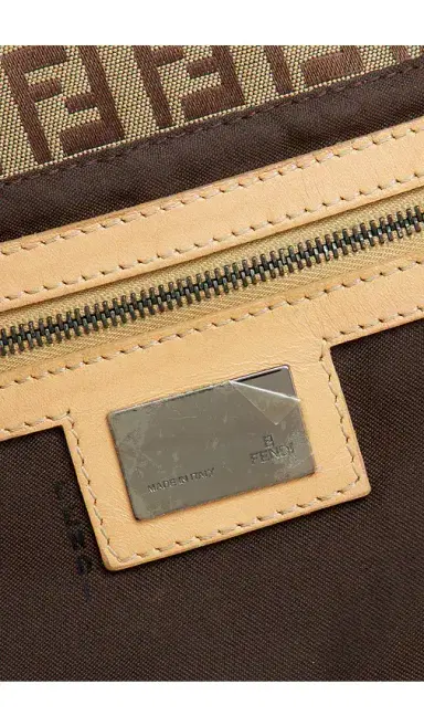 Fendi Zucchino Baguette Shoulder Bag | Thumbnail 5 Fendi Zucchino Baguette Shoulder Bag | Thumbnail 5