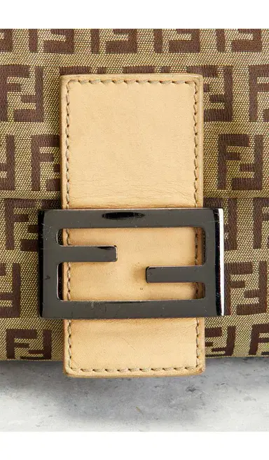 Fendi Zucchino Baguette Shoulder Bag | Thumbnail 6 Fendi Zucchino Baguette Shoulder Bag | Thumbnail 6