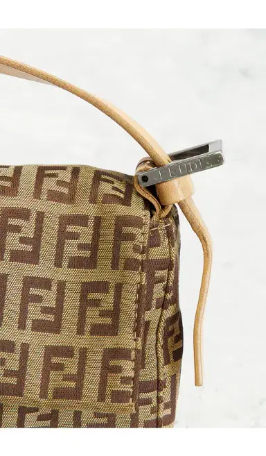 Fendi Zucchino Baguette Shoulder Bag | Thumbnail 7 Fendi Zucchino Baguette Shoulder Bag | Thumbnail 7