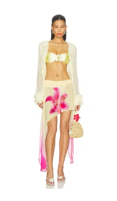 Runaway The Label Juliana Flounce Midi Skirt | Thumbnail 6 Runaway The Label Juliana Flounce Midi Skirt | Thumbnail 6