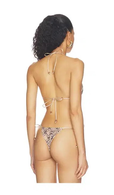 Tiger Mist Reversible Ave Bikini Top With Mesh Scarf | Thumbnail 4 Tiger Mist Reversible Ave Bikini Top With Mesh Scarf | Thumbnail 4