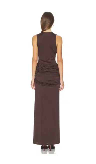 Shona Joy Miro Sleeveless Plunged Maxi Dress | Thumbnail 3 Shona Joy Miro Sleeveless Plunged Maxi Dress | Thumbnail 3