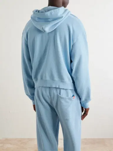 Cherry Los Angeles Distressed Cotton-Fleece Zip-Up Hoodies - Men | Thumbnail 4 Cherry Los Angeles Distressed Cotton-Fleece Zip-Up Hoodies - Men | Thumbnail 4