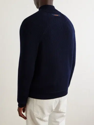 Sease Virgin Wool and Shell Bomber Jacket - Men | Thumbnail 4 Sease Virgin Wool and Shell Bomber Jacket - Men | Thumbnail 4