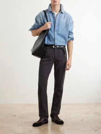 Frame The Modern Slim-Fit Straight-Leg Jeans - Men | Thumbnail 2 Frame The Modern Slim-Fit Straight-Leg Jeans - Men | Thumbnail 2