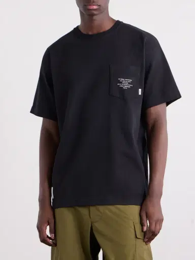 WTAPS Logo-Appliquéd Printed Cotton-Jersey T-Shirt - Men | Thumbnail 3 WTAPS Logo-Appliquéd Printed Cotton-Jersey T-Shirt - Men | Thumbnail 3