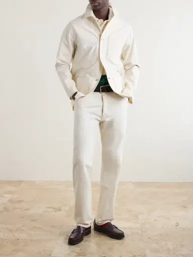 Drake's Denim Overshirt - Men | Thumbnail 2 Drake's Denim Overshirt - Men | Thumbnail 2
