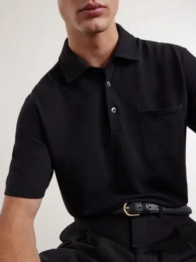 Zegna Cotton-Jersey Polo Shirt - Men | Thumbnail 5 Zegna Cotton-Jersey Polo Shirt - Men | Thumbnail 5