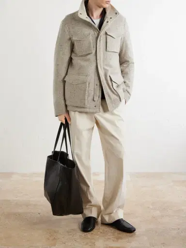HERNO Virgin Wool-Tweed Field Jacket - Men | Thumbnail 2 HERNO Virgin Wool-Tweed Field Jacket - Men | Thumbnail 2