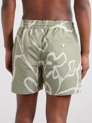 Frescobol Carioca Straight-Leg Printed Recycled Swim Shorts - Men | Thumbnail 3 Frescobol Carioca Straight-Leg Printed Recycled Swim Shorts - Men | Thumbnail 3