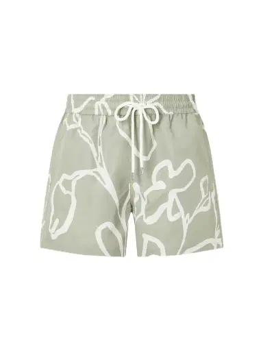 Frescobol Carioca Straight-Leg Printed Recycled Swim Shorts - Men | Thumbnail 1 Frescobol Carioca Straight-Leg Printed Recycled Swim Shorts - Men | Thumbnail 1