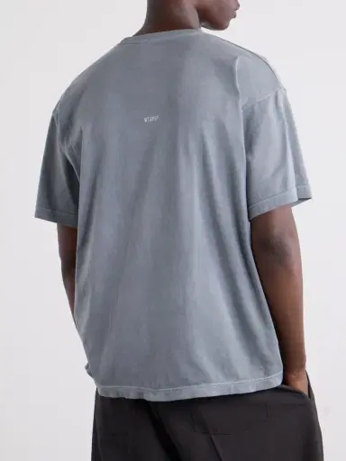 WTAPS Logo-Appliquéd Cotton-Jersey T-Shirt - Men | Thumbnail 4 WTAPS Logo-Appliquéd Cotton-Jersey T-Shirt - Men | Thumbnail 4