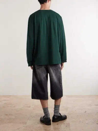Acne Studios Logo-Embroidered Cotton-Jersey T-Shirt - Men | Thumbnail 4 Acne Studios Logo-Embroidered Cotton-Jersey T-Shirt - Men | Thumbnail 4