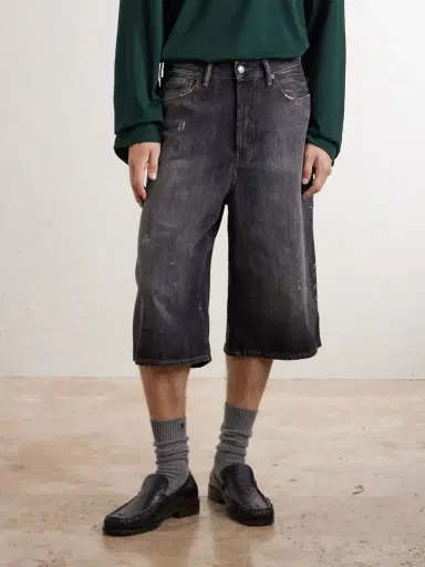 Acne Studios Cotton Denim Shorts - Men | Thumbnail 3 Acne Studios Cotton Denim Shorts - Men | Thumbnail 3