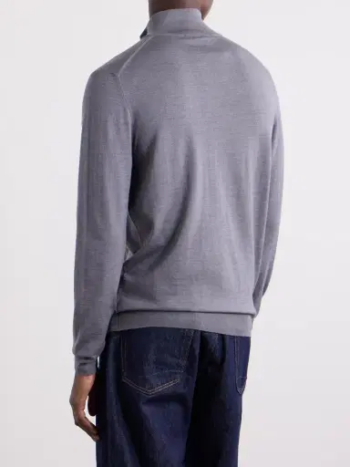 Slowear Zanone Flexwool Half-Zip Sweater - Men | Thumbnail 4 Slowear Zanone Flexwool Half-Zip Sweater - Men | Thumbnail 4