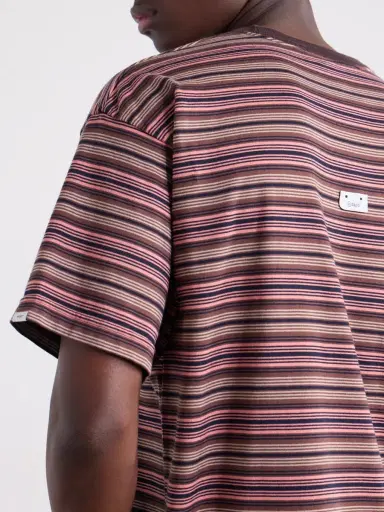 WTAPS Logo-Appliquéd Striped Cotton-Jersey T-Shirt - Men | Thumbnail 5 WTAPS Logo-Appliquéd Striped Cotton-Jersey T-Shirt - Men | Thumbnail 5