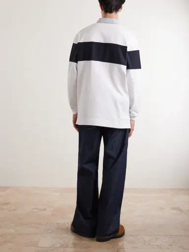 Acne Studios Logo-Embroidered Cotton-Jersey Polo Shirt - Men | Thumbnail 4 Acne Studios Logo-Embroidered Cotton-Jersey Polo Shirt - Men | Thumbnail 4