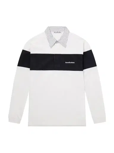Acne Studios Logo-Embroidered Cotton-Jersey Polo Shirt - Men | Thumbnail 1 Acne Studios Logo-Embroidered Cotton-Jersey Polo Shirt - Men | Thumbnail 1