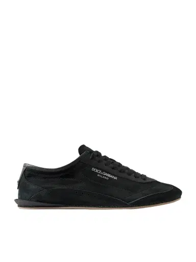 Dolce & Gabbana Leather-Trimmed Suede Sneakers - Men | Thumbnail 1 Dolce & Gabbana Leather-Trimmed Suede Sneakers - Men | Thumbnail 1