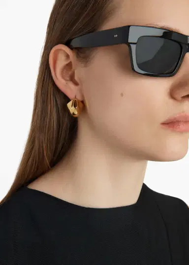 Khaite Small Lotus Earrings In | Thumbnail 3 Khaite Small Lotus Earrings In | Thumbnail 3