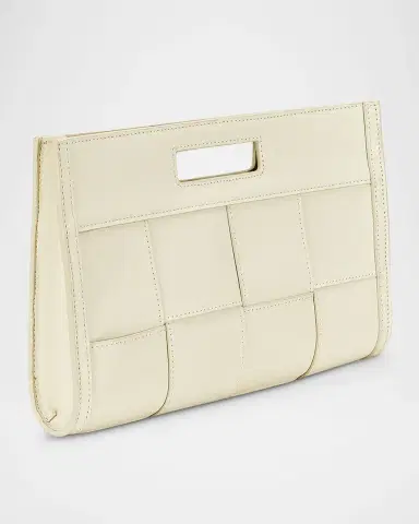 GiGi New York Remy Woven Leather Clutch Bag | Thumbnail 3 GiGi New York Remy Woven Leather Clutch Bag | Thumbnail 3