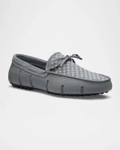 SWIMS Men's Woven Textile and Suede Drivers | Thumbnail 2 SWIMS Men's Woven Textile and Suede Drivers | Thumbnail 2