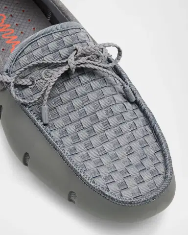 SWIMS Men's Woven Textile and Suede Drivers | Thumbnail 4 SWIMS Men's Woven Textile and Suede Drivers | Thumbnail 4