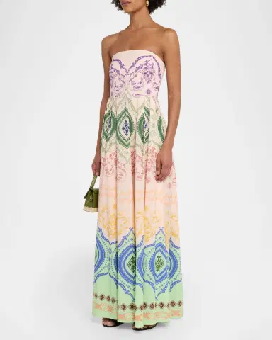 MISA Los Angeles Maddie Strapless Maxi Dress | Thumbnail 4 MISA Los Angeles Maddie Strapless Maxi Dress | Thumbnail 4