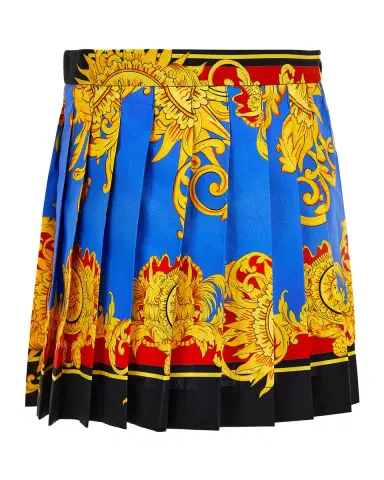 Versace Girl's The Sun Pleated Skirt | Thumbnail 3 Versace Girl's The Sun Pleated Skirt | Thumbnail 3