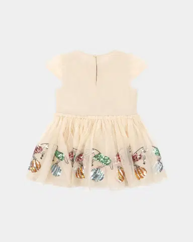 Konges Slojd Girl's Odette Sequined Tulle Dress, Size 18M-10 | Thumbnail 2 Konges Slojd Girl's Odette Sequined Tulle Dress, Size 18M-10 | Thumbnail 2