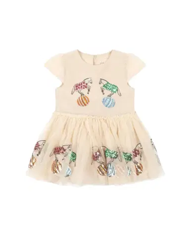 Konges Slojd Girl's Odette Sequined Tulle Dress, Size 18M-10 | Thumbnail 1 Konges Slojd Girl's Odette Sequined Tulle Dress, Size 18M-10 | Thumbnail 1