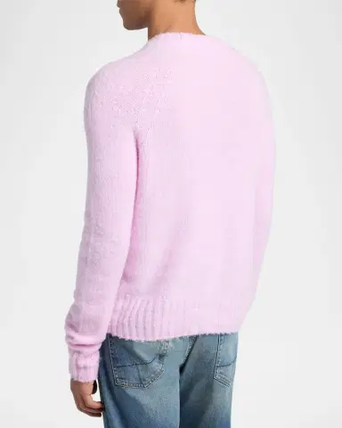 Tom Ford Men's Brushed Cashmere Raglan Crewneck Sweater | Thumbnail 3 Tom Ford Men's Brushed Cashmere Raglan Crewneck Sweater | Thumbnail 3