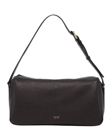 Tom Ford Grained Leather Shoulder Bag | Thumbnail 1 Tom Ford Grained Leather Shoulder Bag | Thumbnail 1