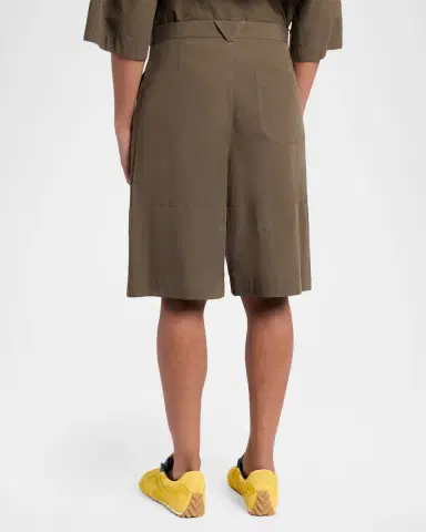 Bottega Veneta Men's Cotton Toile Utility Shorts | Thumbnail 3 Bottega Veneta Men's Cotton Toile Utility Shorts | Thumbnail 3
