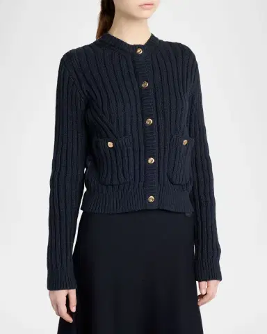 Moncler Padded Knit Cardigan | Thumbnail 4 Moncler Padded Knit Cardigan | Thumbnail 4