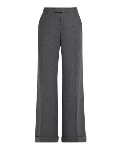 Brunello Cucinelli Cashmere-Wool Wide-Legs Trousers | Thumbnail 1 Brunello Cucinelli Cashmere-Wool Wide-Legs Trousers | Thumbnail 1
