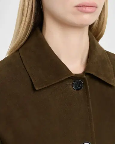 Proenza Schouler Irine Single-Breasted Suede Jacket | Thumbnail 5 Proenza Schouler Irine Single-Breasted Suede Jacket | Thumbnail 5
