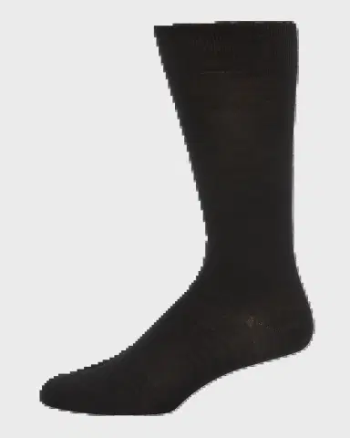 Bresciani Men's Knit Crew Socks | Thumbnail 2 Bresciani Men's Knit Crew Socks | Thumbnail 2
