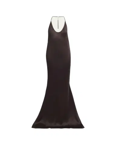 Tom Ford Draped Backless Satin Gown | Thumbnail 1 Tom Ford Draped Backless Satin Gown | Thumbnail 1