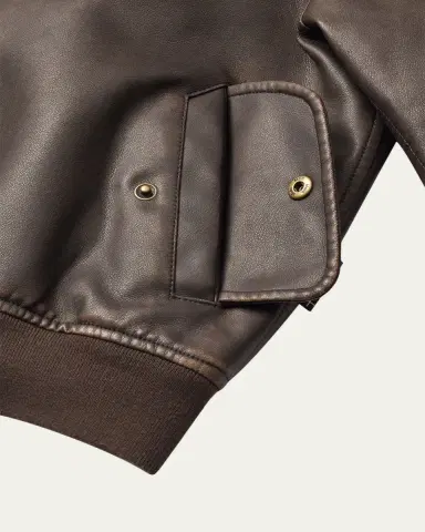 Molo Kid's Halden Faux-Leather Bomber Jacket, Size 5-7 | Thumbnail 4 Molo Kid's Halden Faux-Leather Bomber Jacket, Size 5-7 | Thumbnail 4