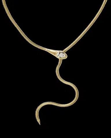 Dara Kaye Serpent Lariat Necklace | Thumbnail 2 Dara Kaye Serpent Lariat Necklace | Thumbnail 2