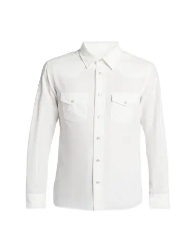 TOM FORD Men's Slim-Fit Corduroy Double-Pocket Western Shirt | Thumbnail 1 TOM FORD Men's Slim-Fit Corduroy Double-Pocket Western Shirt | Thumbnail 1