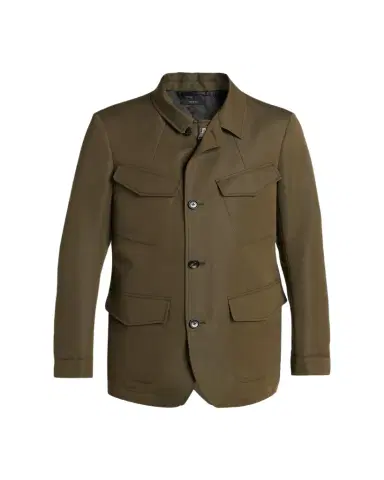 Tom Ford Men's Compact Nylon Flap-Pocket Field Jacket | Thumbnail 1 Tom Ford Men's Compact Nylon Flap-Pocket Field Jacket | Thumbnail 1
