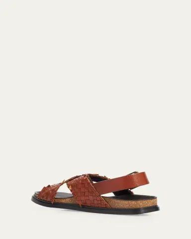 The Row Woven Leather Buckle Sandals | Thumbnail 4 The Row Woven Leather Buckle Sandals | Thumbnail 4