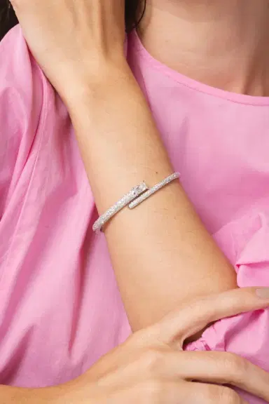 KWIAT Diamond Crossover Bangle Bracelet | Thumbnail 2 KWIAT Diamond Crossover Bangle Bracelet | Thumbnail 2