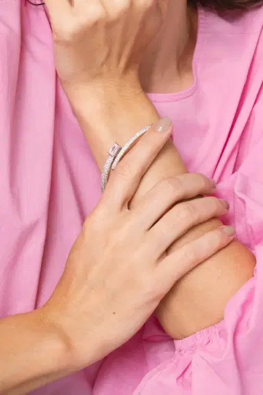KWIAT Diamond Crossover Bangle Bracelet | Thumbnail 4 KWIAT Diamond Crossover Bangle Bracelet | Thumbnail 4