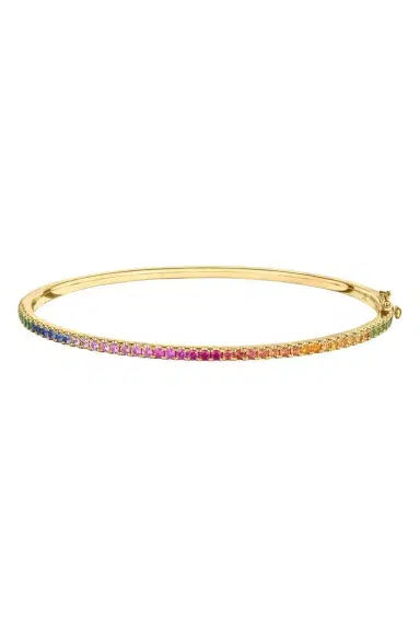KWIAT Rainbow Sapphire Stackable Bangle Bracelet | Thumbnail 1 KWIAT Rainbow Sapphire Stackable Bangle Bracelet | Thumbnail 1