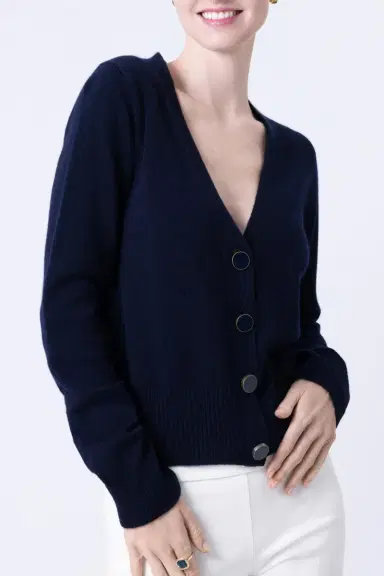MISH The Cashmere Cardigan - Navy | Thumbnail 2 MISH The Cashmere Cardigan - Navy | Thumbnail 2