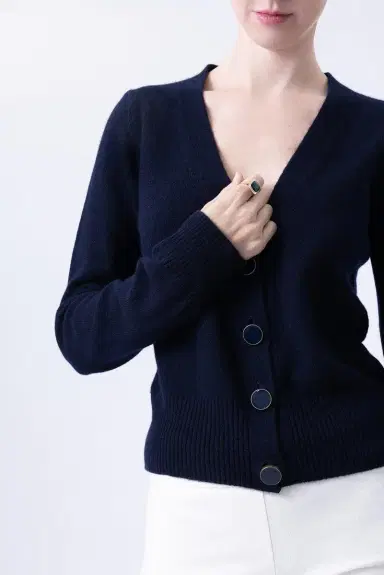 MISH The Cashmere Cardigan - Navy | Thumbnail 3 MISH The Cashmere Cardigan - Navy | Thumbnail 3